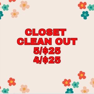 SPECIAL 5/$25 & 4/$25